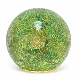 Simple Designs 1 Light Mosaic Stone Ball Table Lamp (Color: Green)