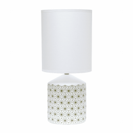 Simple Designs Fresh Prints Table Lamp (Design: Squares)
