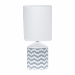 Simple Designs Fresh Prints Table Lamp (Design: Waves)