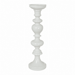 Plutus Brands Tabletop Decoration in Colored Resin (Color: White)
