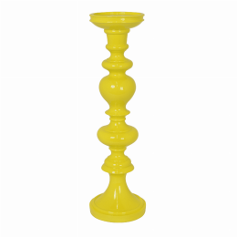 Plutus Brands Tabletop Decoration in Colored Resin (Color: Yellow)