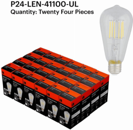 Lenawee LEN-41100-UL 6W ST-64 E26 2700K Light Bulb (Color: White)