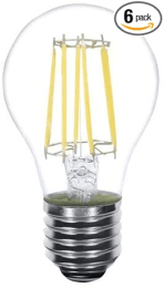 Lenawee LEN-41070-UL 6W A19 Filament E26 2700K Light Bulb (Color: White)