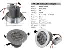 LED Ceiling Down Light Silver